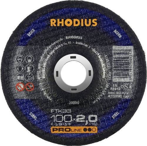 Rhodius FTK33 200840 Trennscheiben-Set für Metall, 25 Stück, Schwarz - Bild 1