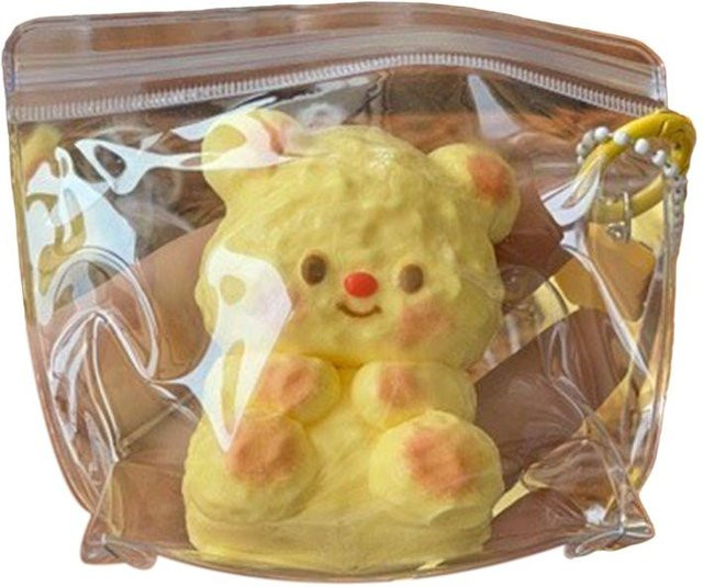 BC Pet Supplies Butterbär Mochi Taba Squishy Fidget Spielzeug, gelb - Bild 1