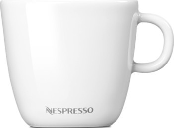 Nespresso Espresso Tassen aus Porzellan mit Untertassen, Weiß, 12 Stück, 80 ml - Bild 1