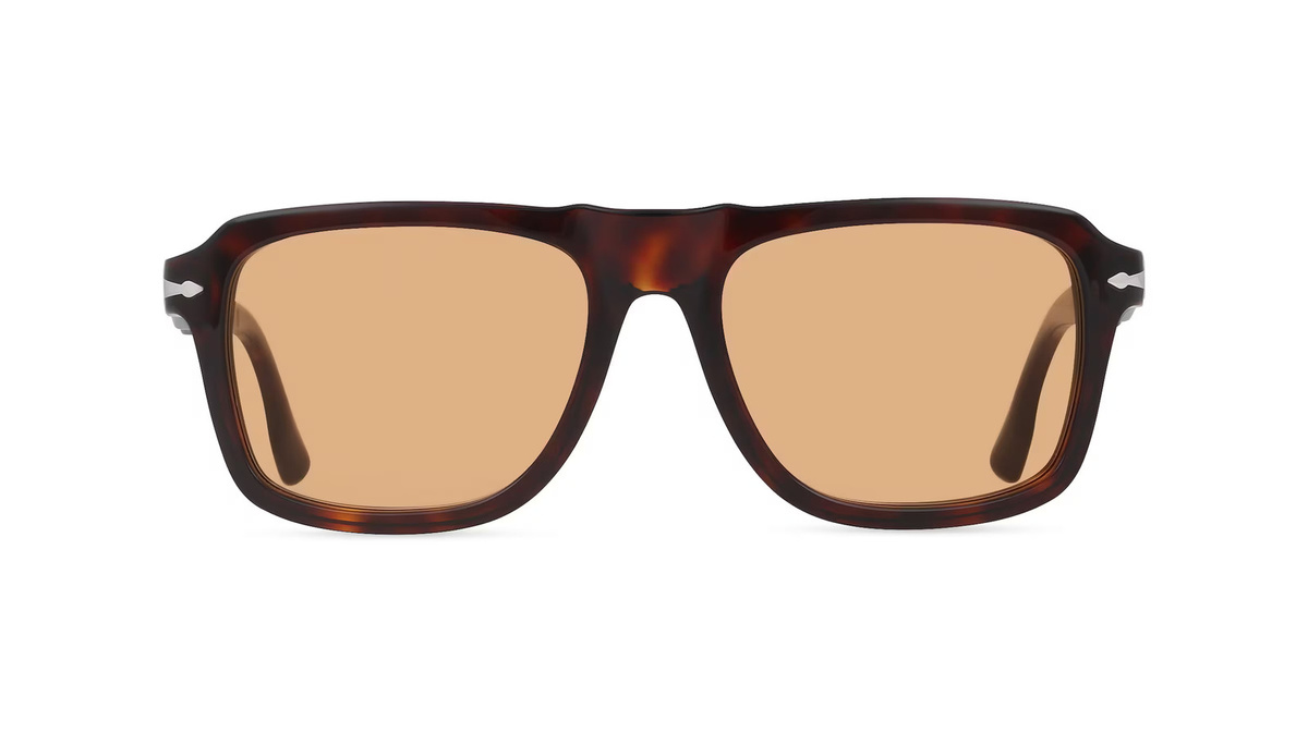 Persol PO8002S Sonnenbrille Vollrand, Eckig, Acetat, Herren, braun - Bild 1