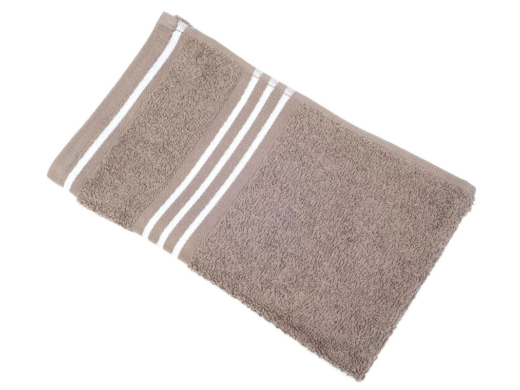 GÖZZE Gästetuch Rio Doppelpack aus Baumwolle, gestreift, Beige, B: 30 cm x H: 50 cm - Bild 2