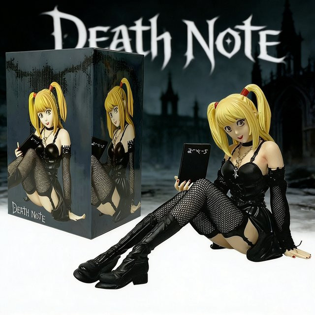 Bandai Death Note Amane Misa Actionfigur, 10cm, Kunststoff, Schwarz - Bild 1
