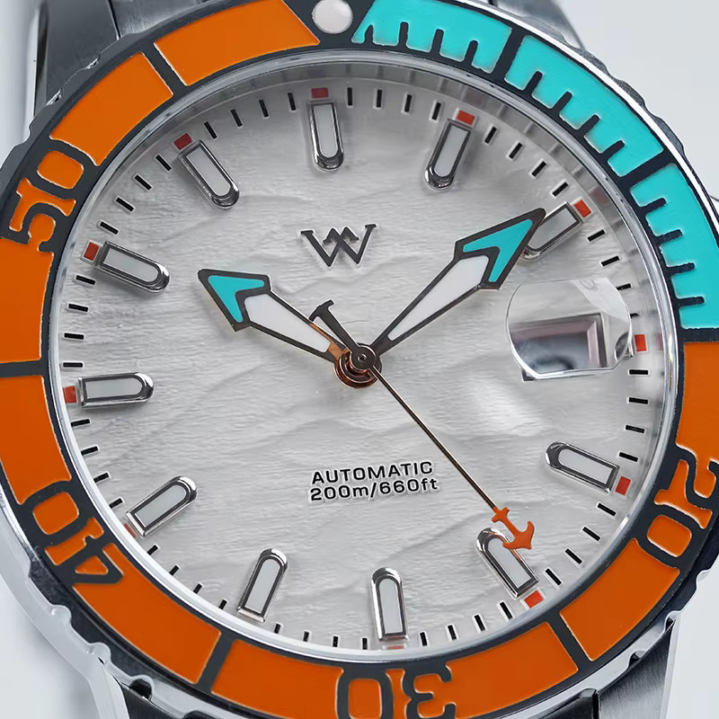 Welly Merck Armbanduhr, Automatik, Edelstahl, Silber, Herren - Bild 5