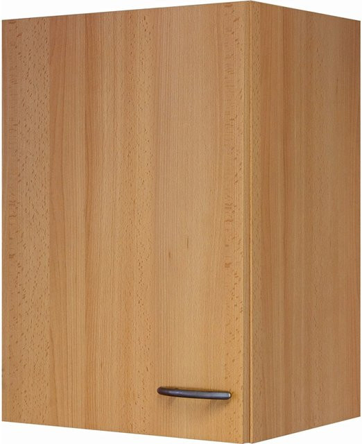 Flex-Well Classic Küchen-Oberschrank Nano aus melaminbeschichteter Spanplatte in Buche Nachbildung, Braun, B: 40 cm, H: 54 cm, T: 32 cm - Bild 1