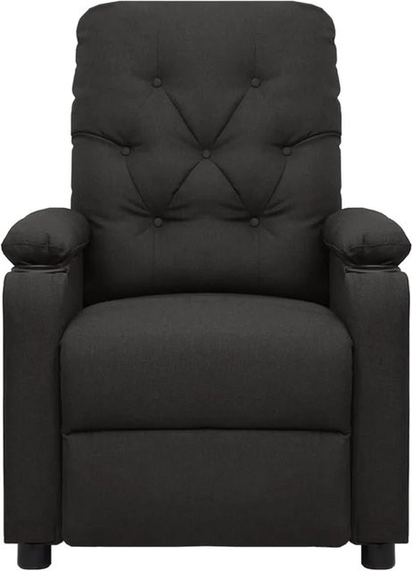 vidaXL Massagesessel Modell 18 in Schwarz aus Stoff mit Armlehnen - Bild 1