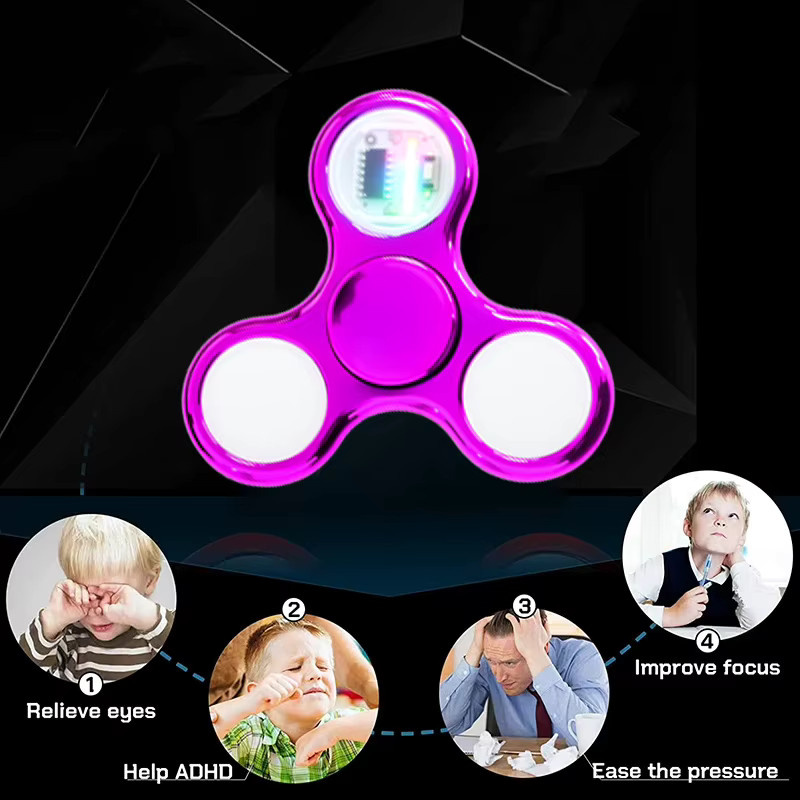 hairun Fidget Spinner, leuchtend, pink - Bild 3