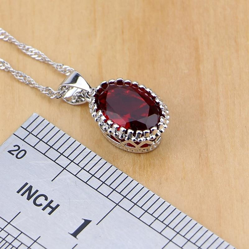 Schmuckset Damen, 925 Silber, Zirkonia - Bild 1