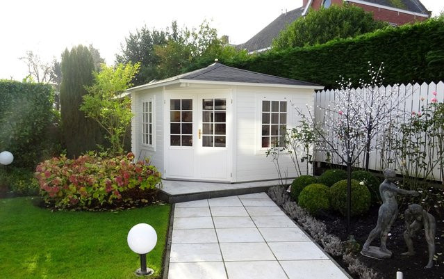 Gartenhaus Mansfield 5-Eck 3x3m - Bild 1