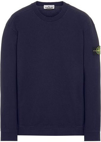 Stone Island Logo Rundhals-Sweatshirt, Marineblau, Herren - Bild 1
