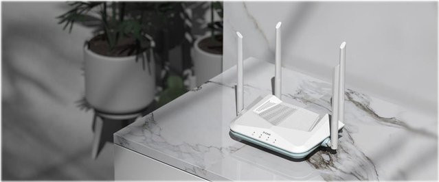 D-Link AX1500 R15 WiFi 6 Dual-Band WLAN-Router in Weiß - Bild 2
