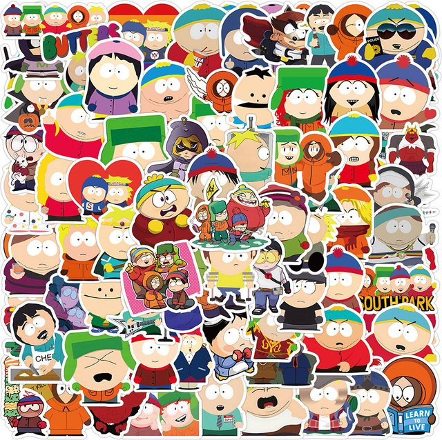 Bandai SouthPark Aufkleber, Cartoon-Sticker, Bunt / Mehrfarbig - Bild 1