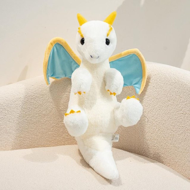 Yiran toy Dinosaurier Flugtier Plüschtier, Schwarz Weiß, ab 14 Jahren - Bild 1