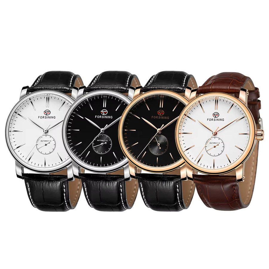 FORSINING Armbanduhr Automatik, Leder, Herren - Bild 2