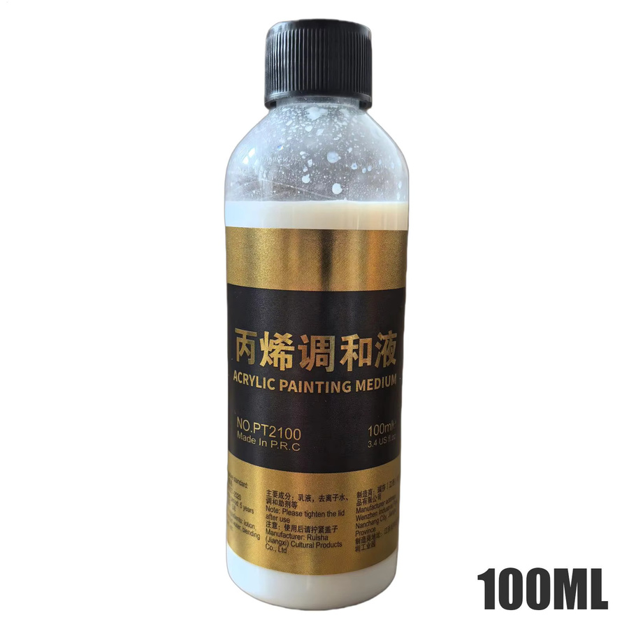 Transparentes Acryl-Flüssigmedium als Farbverdünner für Künstler und Profis, 100 ml - Bild 4