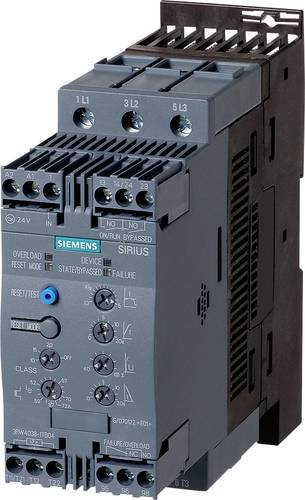 Siemens Sanftstarter 3RW4036-1TB04 in Grau, Motorleistung 22 kW bei 400 V, Nennstrom 45 A - Bild 1