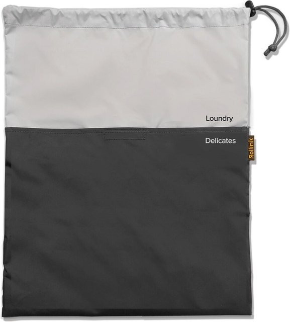 Rollink Accessories Travel Laundry Bag aus Stoff grau/gelb klappbar - Bild 1