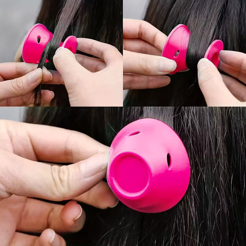 10 Stück Damen-Pilzrolle Lockenwickler für normales Haar, manuell - Bild 2