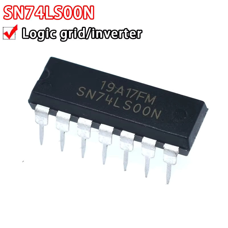 Si Tai&SH 10er Set Logik-ICs SN74LS Serie in Schwarz - Bild 2