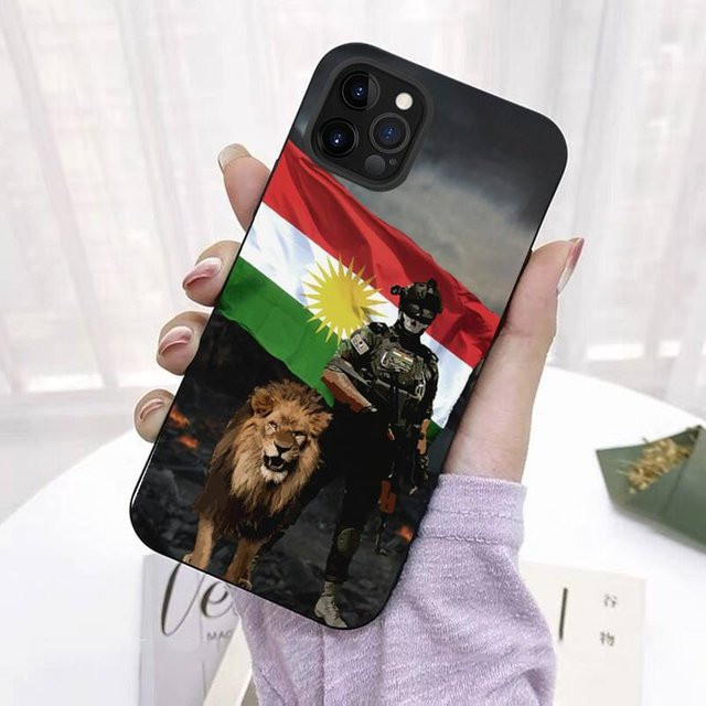 Handyhülle mit Kurdistan Flaggen-Design für iPhone Modelle, Multicolor - Bild 1