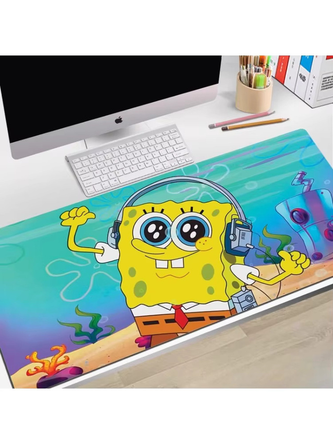 Potdemiel Mauspad mit SpongeBob Schwammkopf und Patrick Star Motiv in Multicolour - Bild 2