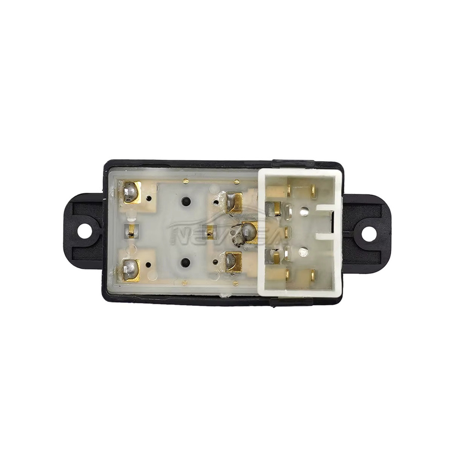 NEVOSA Fensterheberschalter für Hyundai Accent 2007-2010, Einzeltaste, Schwarz - Bild 2