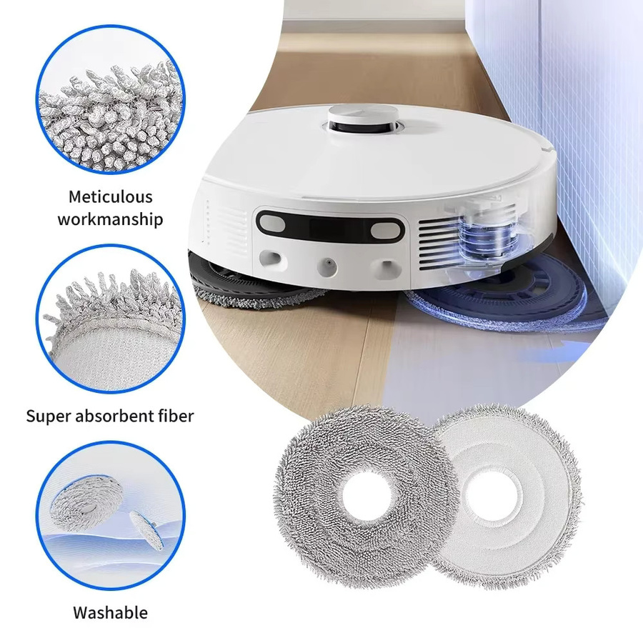 Dreame Ersatzteil-Set mit Hauptseitenbürste, Vakuumfilter und Mopp-Pad-Beuteln für L10s Pro Ultra Heat, L10s Ultra Gen 2, L30s Ultra, Mova E30 Ultra und D20 Ultra - Bild 2