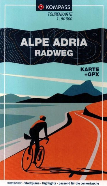 Alpe Adria 1:50 000, Touristen- und Fahrradkarte, 2024 - Bild 1