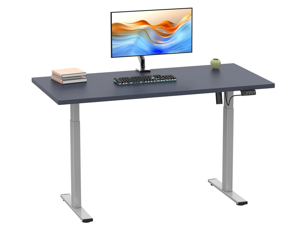 VCM Schreibtisch E-Lona höhenverstellbar mit elektrischem Motor, anthrazit/silber, B/T: 160 x 80 cm - Bild 3