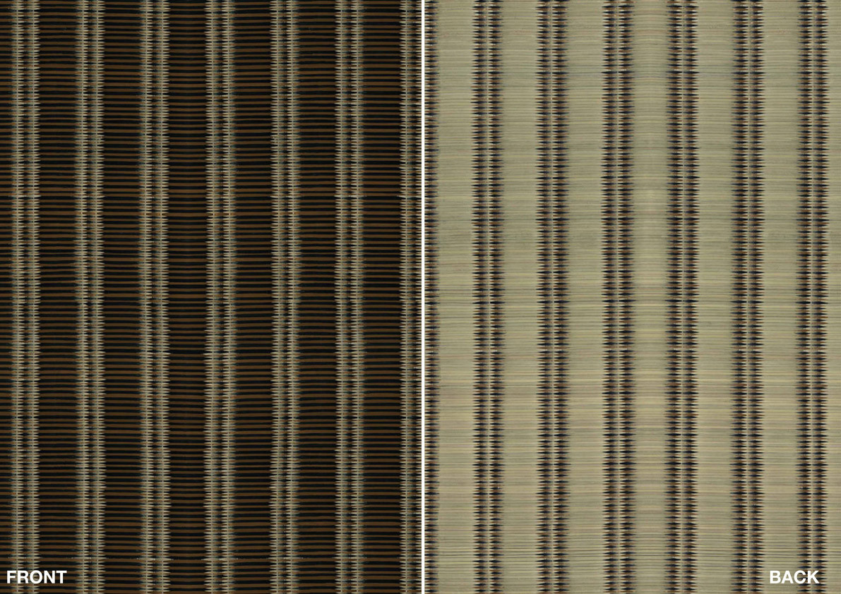 Jannelli & Volpi Wallpaper Fusuma 6328 Textiltapete in Braun, Beige und Multicolour mit abstraktem orientalischem und geometrischem Design - Bild 1