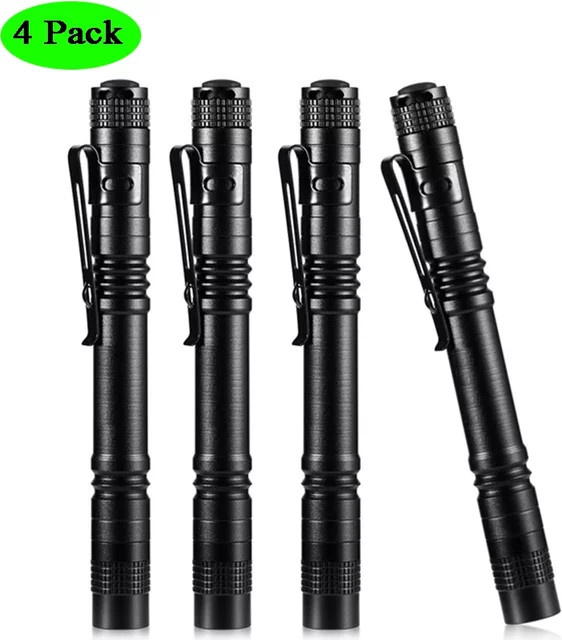 XIWANGFIRE Super Mini LED Taschenlampe Tragbares Stiftlicht aus Metall in Schwarz - Bild 1