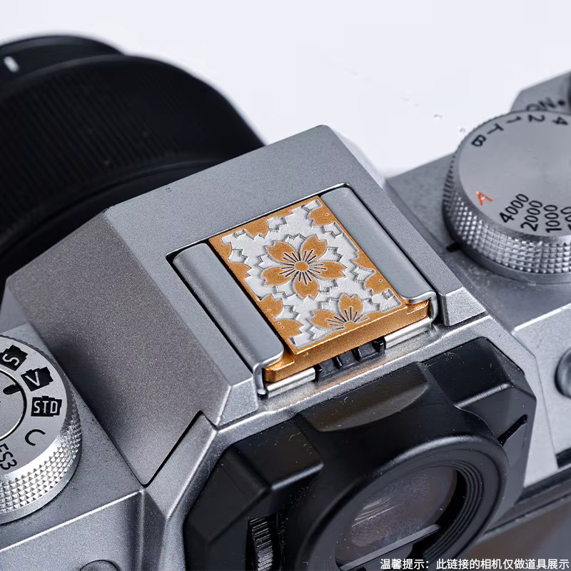 Fujifilm Metall-Blitzschuhabdeckung mit Gewindeanschluss in Grau für Kamera-Zubehör - Bild 3