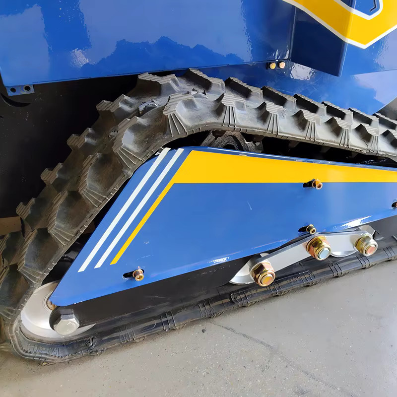 AIWEIYA Fernbedienungs-Rasenmäher Roboter mit Gummi-Tracks für Benzin- und Dieselmotoren in Blau - Bild 3