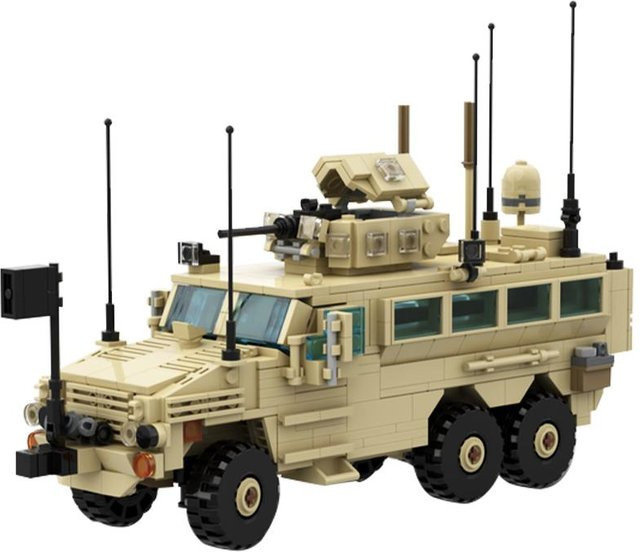 Gobricks RG-33L Kat.2 MRAP MOC Militärfahrzeug Bausteine Panzerwagen - Bild 1