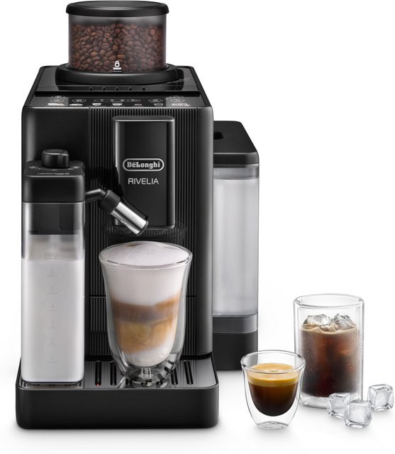 De'Longhi Rivelia Start Kaffeevollautomat EXAM420.55.BXL in Onyx Black mit Touch-Display, Cold Brew Funktion und Milchbehälter - Bild 1