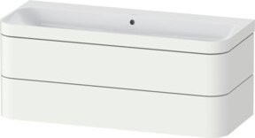 Duravit Möbelwaschtisch-Unterschrank Happy D.2 Plus mit 2 Schubladen, weiß matt, B: 117,5 cm, T: 49 cm - Bild 1