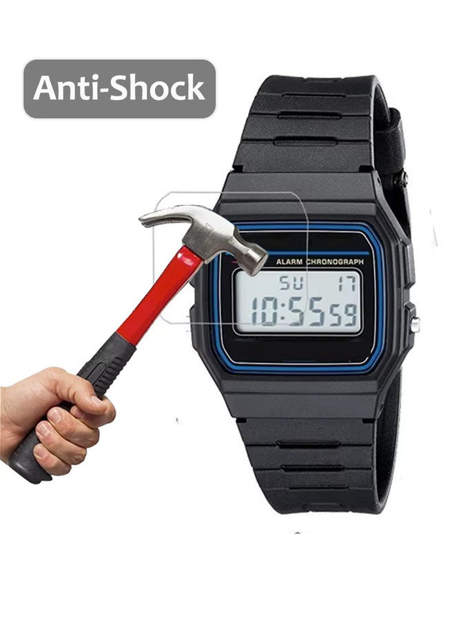YIFILM Smartwatch-LCD-Schutzfolie, Kunststoff, Schwarz, Herren - Bild 4