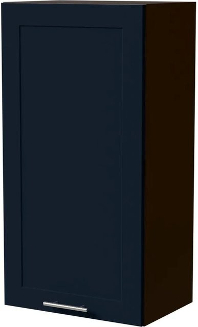 Feldmann-Wohnen Hängeschrank Oslo Küchenschrank Lava Indigo Matt B: 50 cm, T: 32,5 cm, H: 96 cm - Bild 1