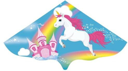 Einleinerdrachen Einhorn Emma aus PE-Folie - Bild 1