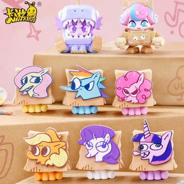 KAYOU My Little Pony Serie 2 Maskierte Box, Mini-Figur Blind Box, 3D-Statue - Bild 1