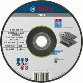 Bosch Trennscheibe Standard für Inox in Grau - Bild 1