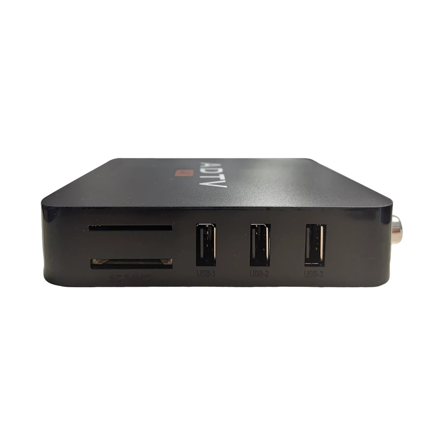 SATLINK Hybrid Digital-TV-Set-Top-Box OTT und DVB-T2/T/C/ISDB/ATSC Dual-Mode in Schwarz - Bild 2