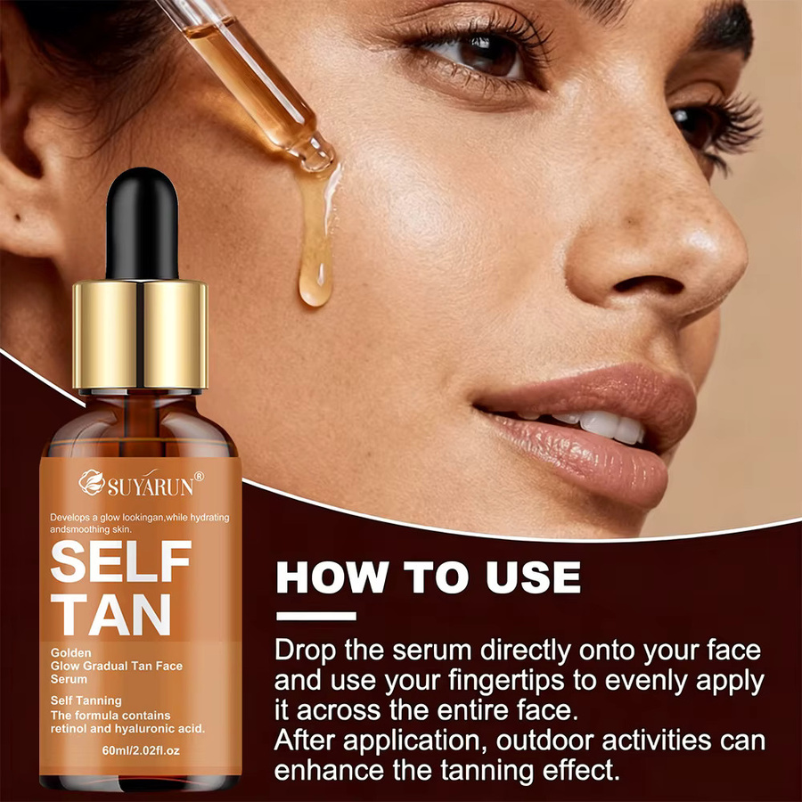 SUYARUN Selbstbräunungs-Serum, 30 ml, Unisex, alle Hauttypen, Aloe Vera - Bild 3