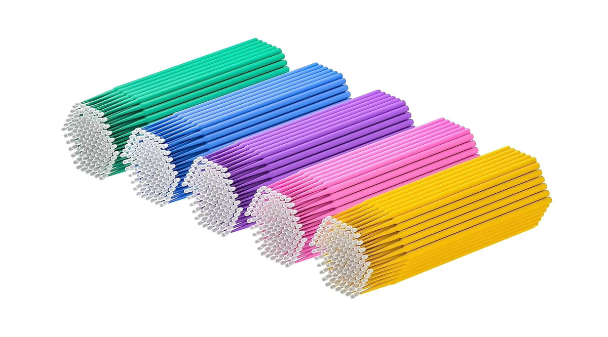 CNKESS Wimpernpinsel Applikatoren, 500 Stück, Unisex - Bild 1
