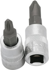 Kraftwerk Phillips-Bit-Stecknuss Nr. 1, 1/4 Zoll, Silber - Bild 1