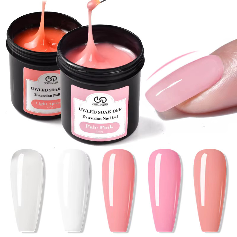 DUOLINGDAI Soak-Off-Nagelverlängerungsgel, klar, glänzend, 150 g - Bild 4