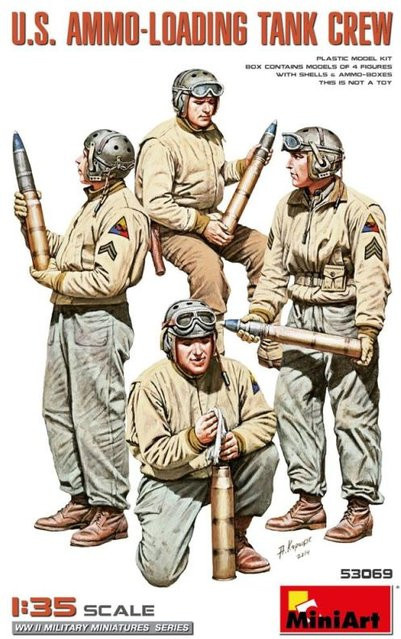 Miniart U.S. Ammo-Loading Tank Crew - 2nd Edition, Fahrzeuge, 1:35 - Bild 1