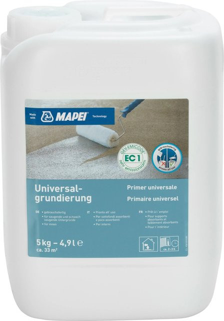Mapei Universalgrundierung wasserbasiert in Weiß und Blau, 5 kg - Bild 1