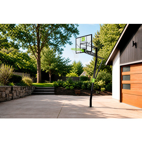 EXIT Toys Basketballkorb Galaxy zur Bodenmontage, grün/schwarz, H: 365 cm, B: 117 cm - Bild 2