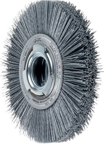 PFERD Rundbürste RBU breit ungezopft mit SiC-Filament Ø 0,55 mm, Korn 120, Grau - Bild 1