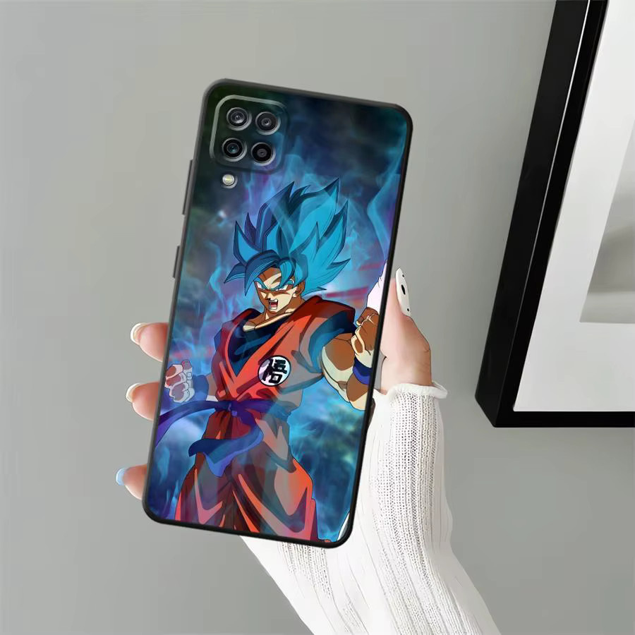 Dragon Ball Vegeta und Goku Handyhülle für Samsung Galaxy A-Serie in Schwarz und Multicolour als Soft Case - Bild 4